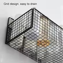 Kitchen Wall Mount Storage Rack Non Perforated Wall Mounted Storage Rack Wall Shelf Spice Rack Kitchen Rack Dish Rack Sink Rack