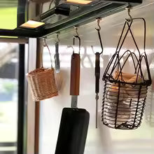 -40PCS Strong Magnetic Hooks Multi-Purpose Storage Hooks Home Kitchen Bar Storage Hooks Key Storage Hooks Bathroom Hangers