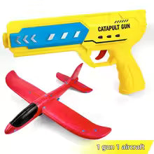 Kids' Catapult Planes, Foam Planes, Gliders, Parent-Child Outdoor Shooting Flying Toys (Separate Accessory Packs for Purchase)